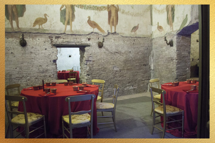 cena di gala in siti archeologici per eventi aziendali